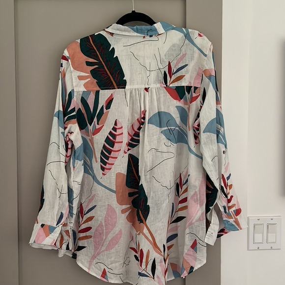 Linen top, colorful - Picture 5 of 5